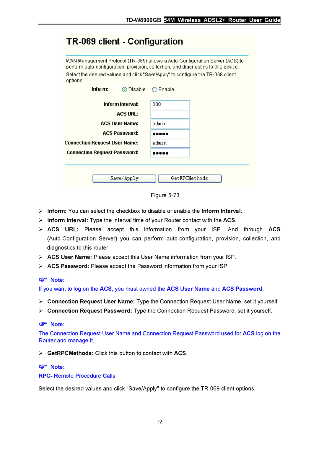 TP-Link TD-W8900GB manual RPC- Remote Procedure Calls 