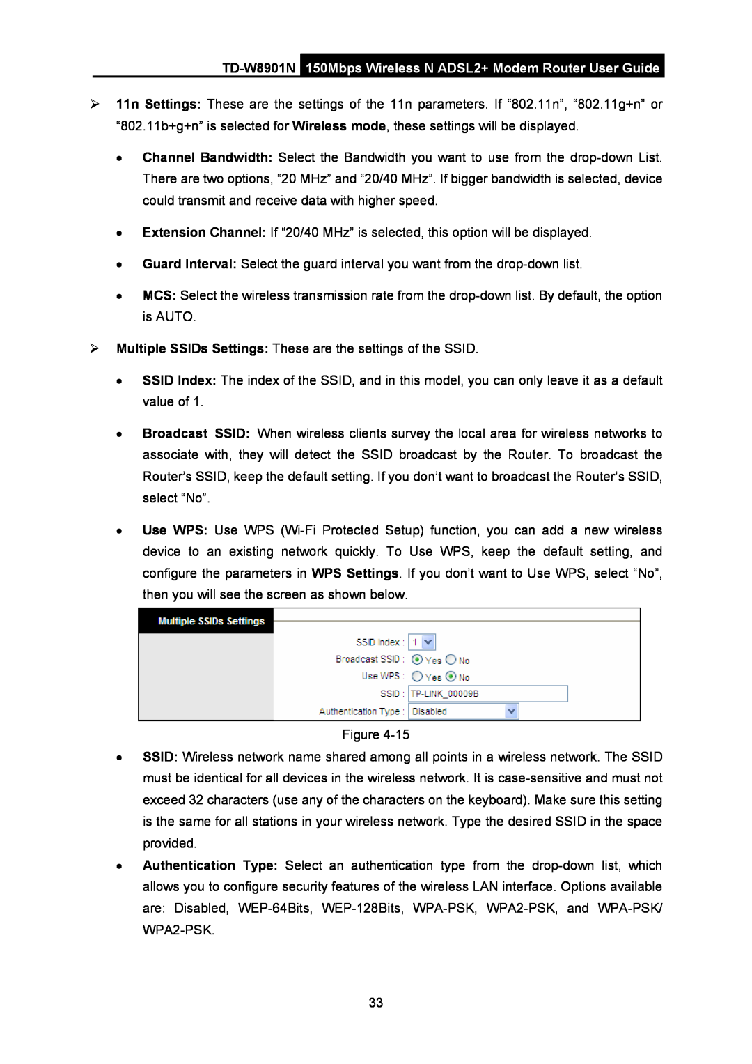 TP-Link manual TD-W8901N 150Mbps Wireless N ADSL2+ Modem Router User Guide 