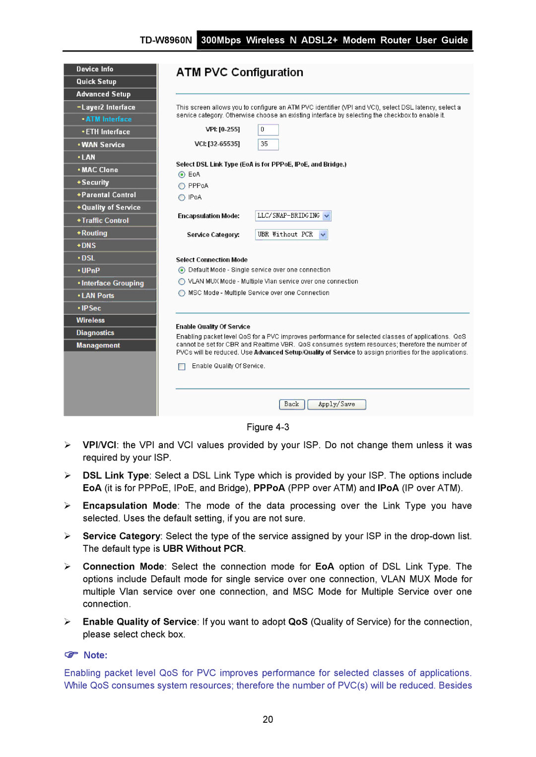 TP-Link manual TD-W8960N 300Mbps Wireless N ADSL2+ Modem Router User Guide 