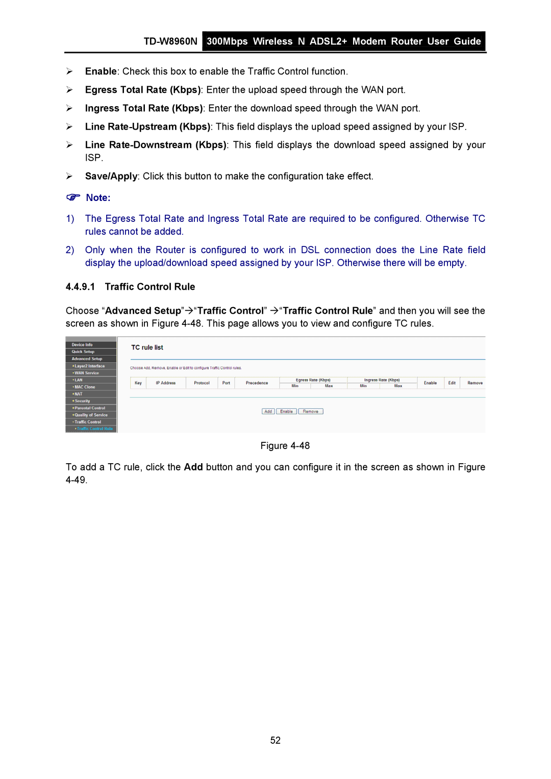 TP-Link manual TD-W8960N 300Mbps Wireless N ADSL2+ Modem Router User Guide 