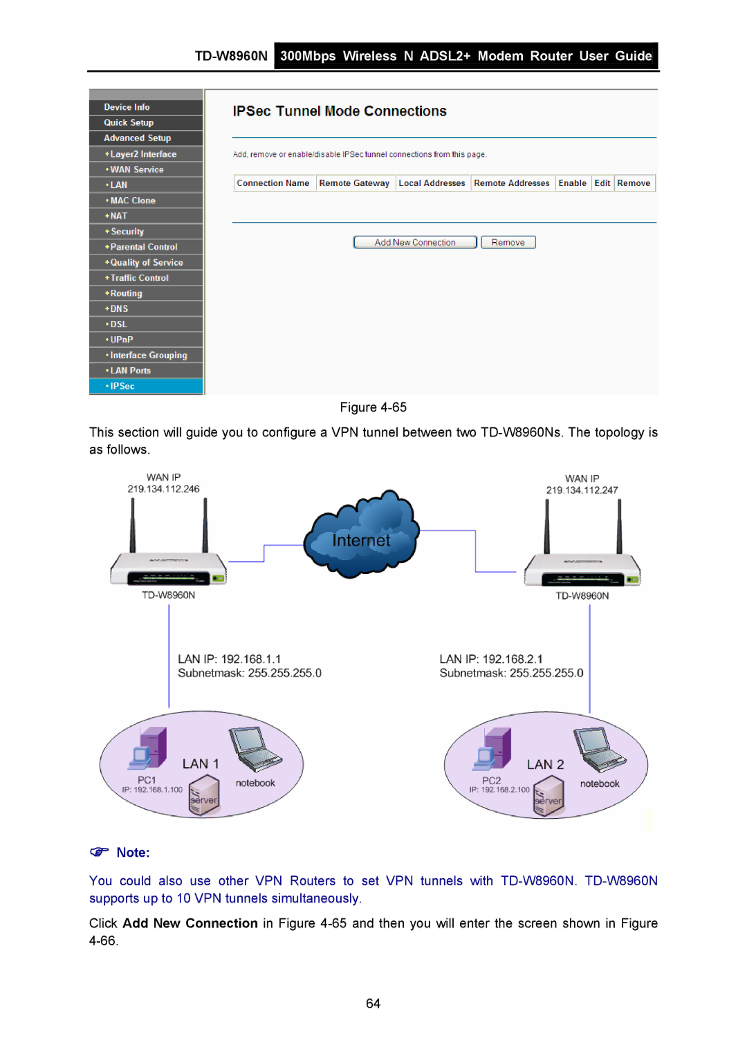 TP-Link manual TD-W8960N 300Mbps Wireless N ADSL2+ Modem Router User Guide 