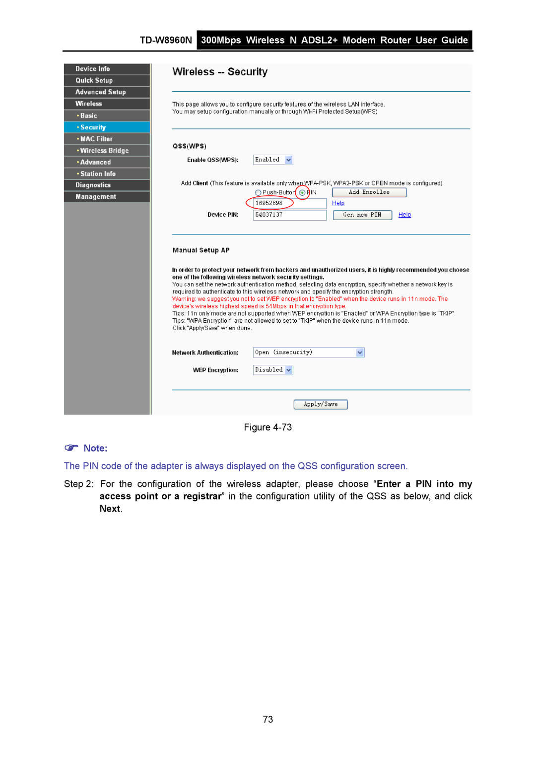 TP-Link manual TD-W8960N 300Mbps Wireless N ADSL2+ Modem Router User Guide 