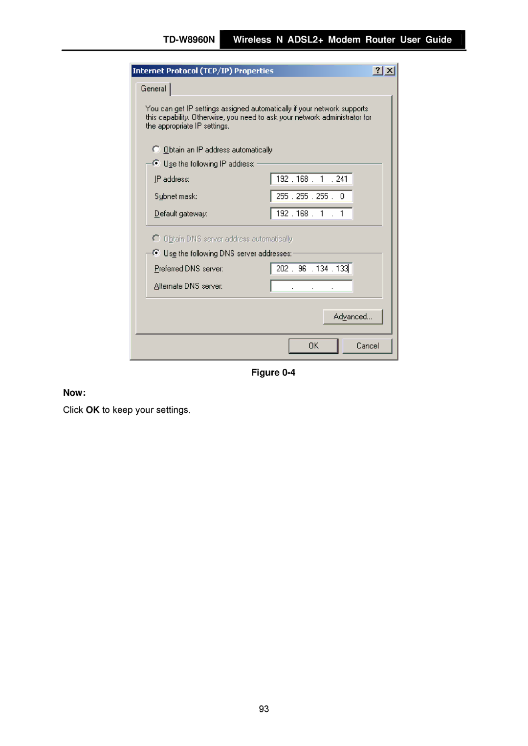 TP-Link TD-W8960N manual Now 