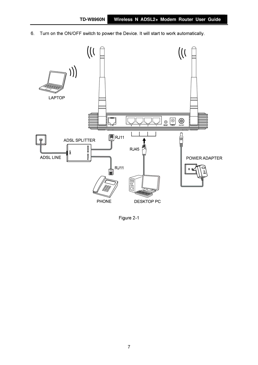 TP-Link manual TD-W8960N Wireless N ADSL2+ Modem Router User Guide 