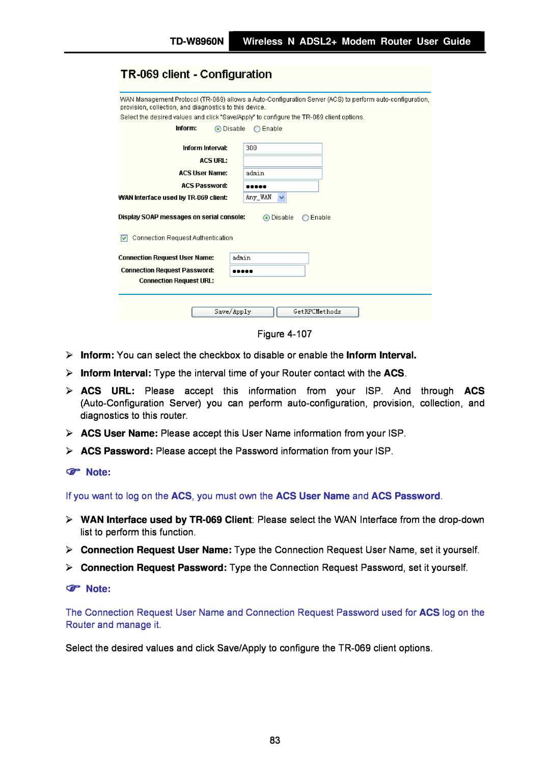 TP-Link manual TD-W8960N Wireless N ADSL2+ Modem Router User Guide 