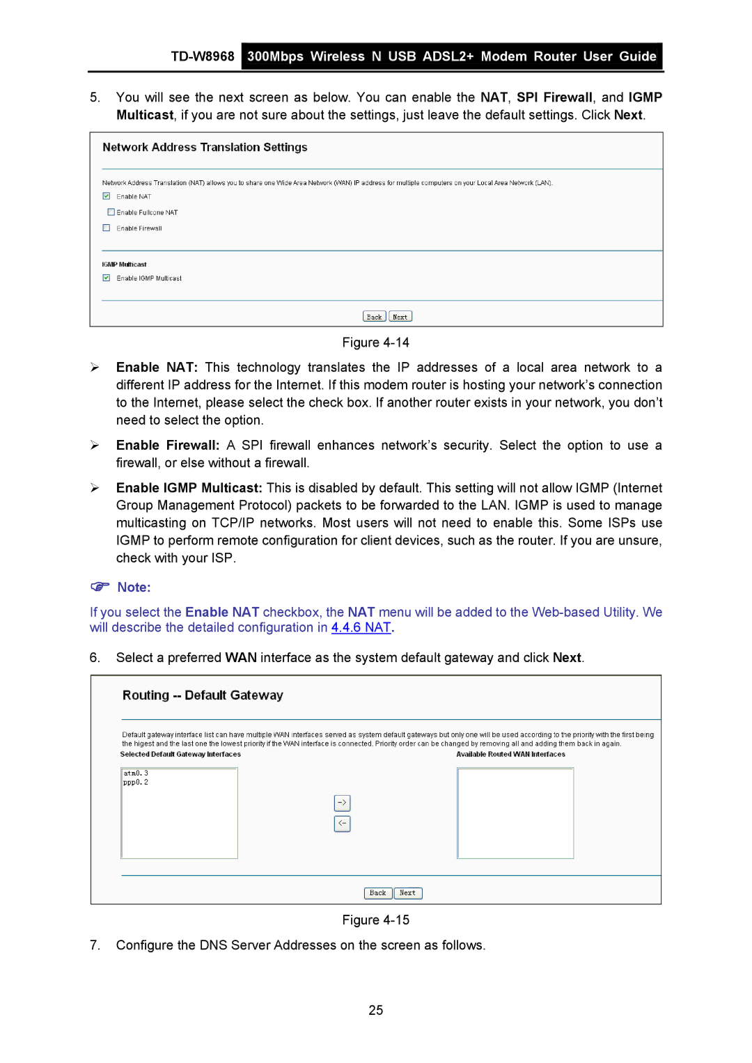 TP-Link TD-W8968 manual 