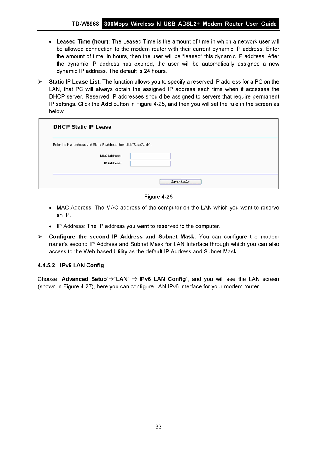 TP-Link TD-W8968 manual 