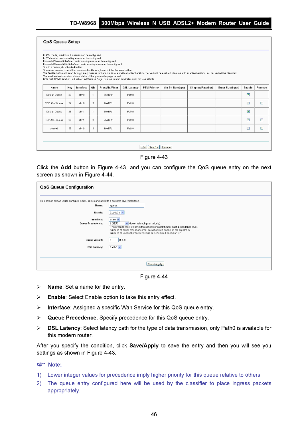 TP-Link TD-W8968 manual 