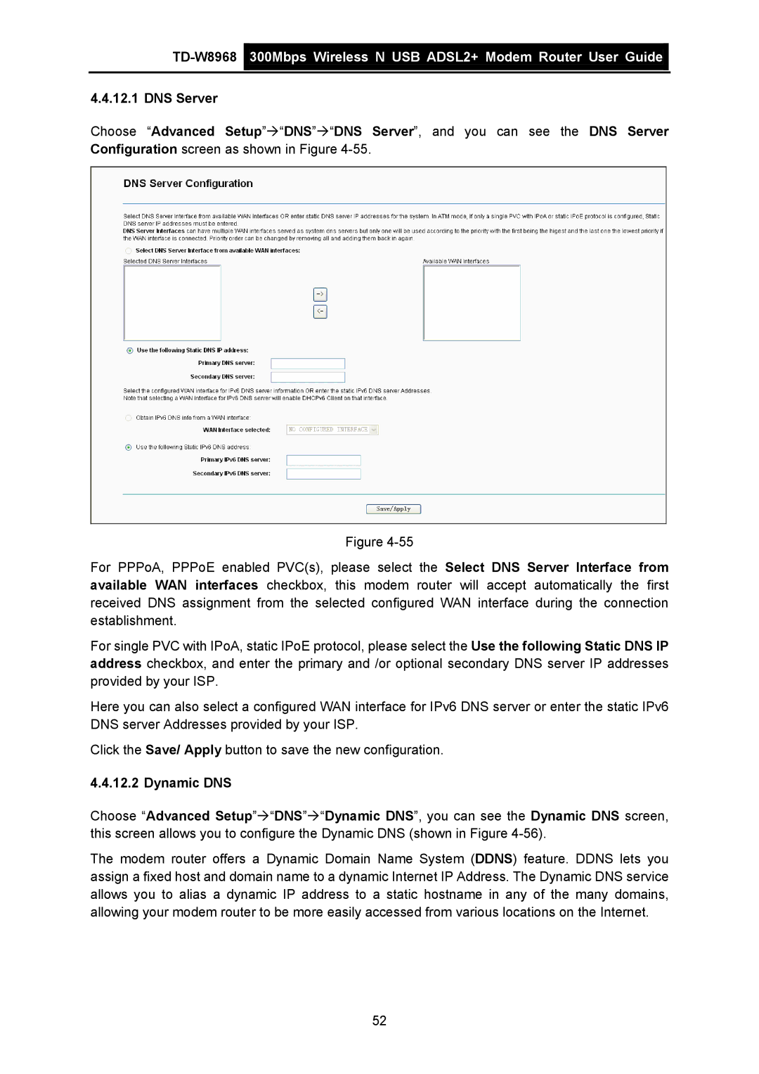 TP-Link TD-W8968 manual 