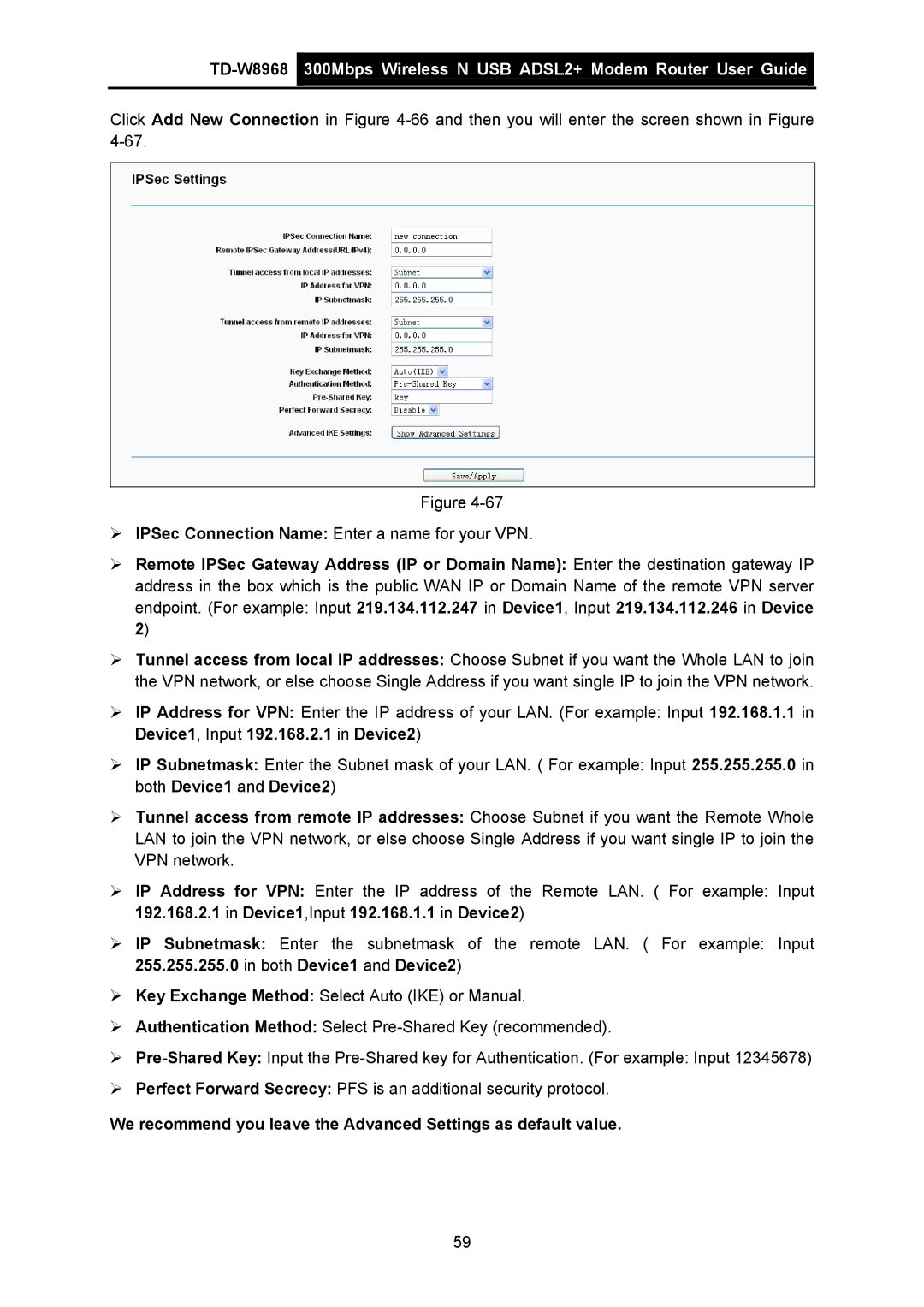 TP-Link TD-W8968 manual 