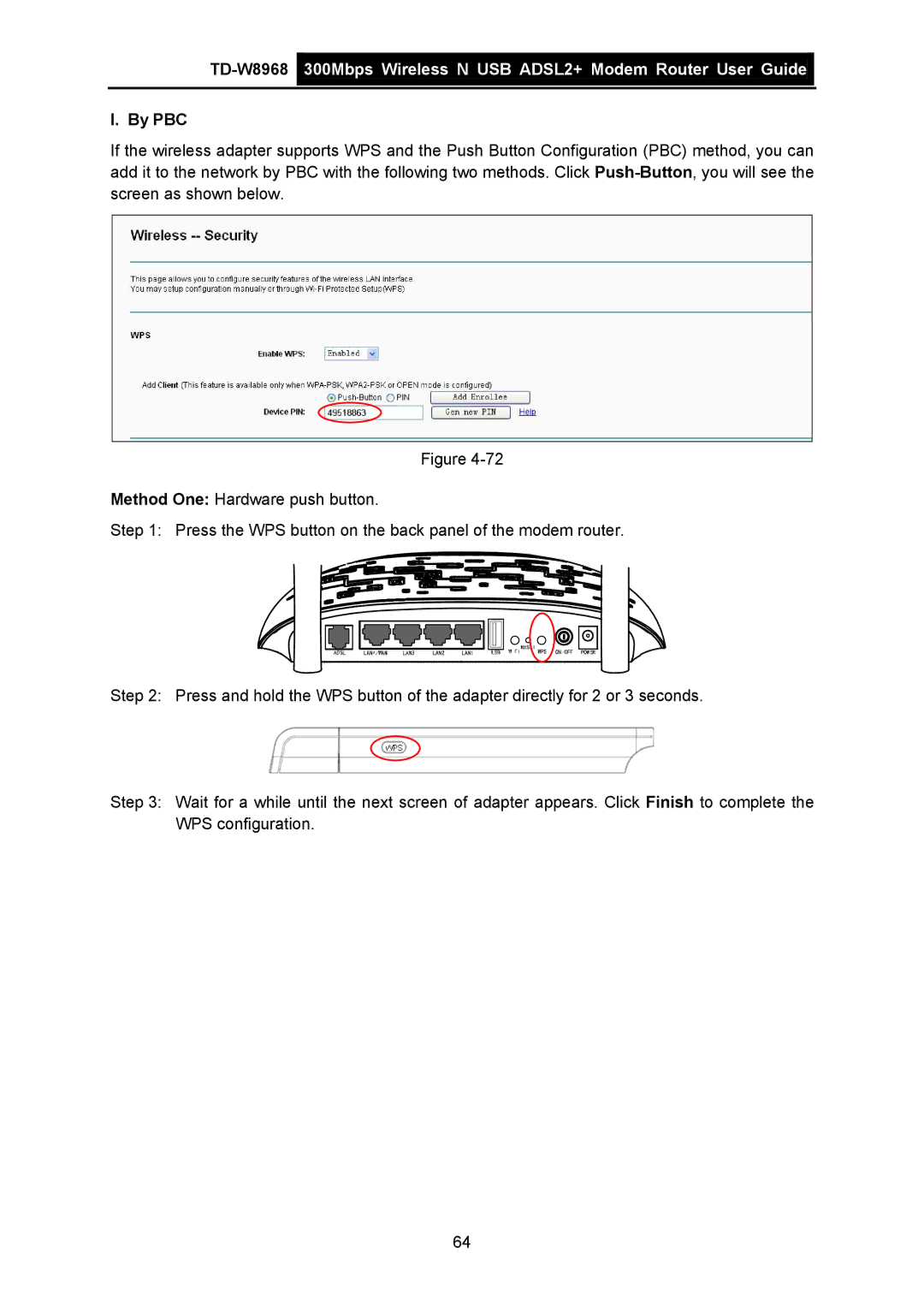 TP-Link TD-W8968 manual By PBC 