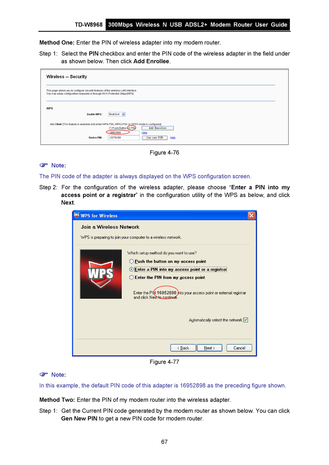 TP-Link TD-W8968 manual 