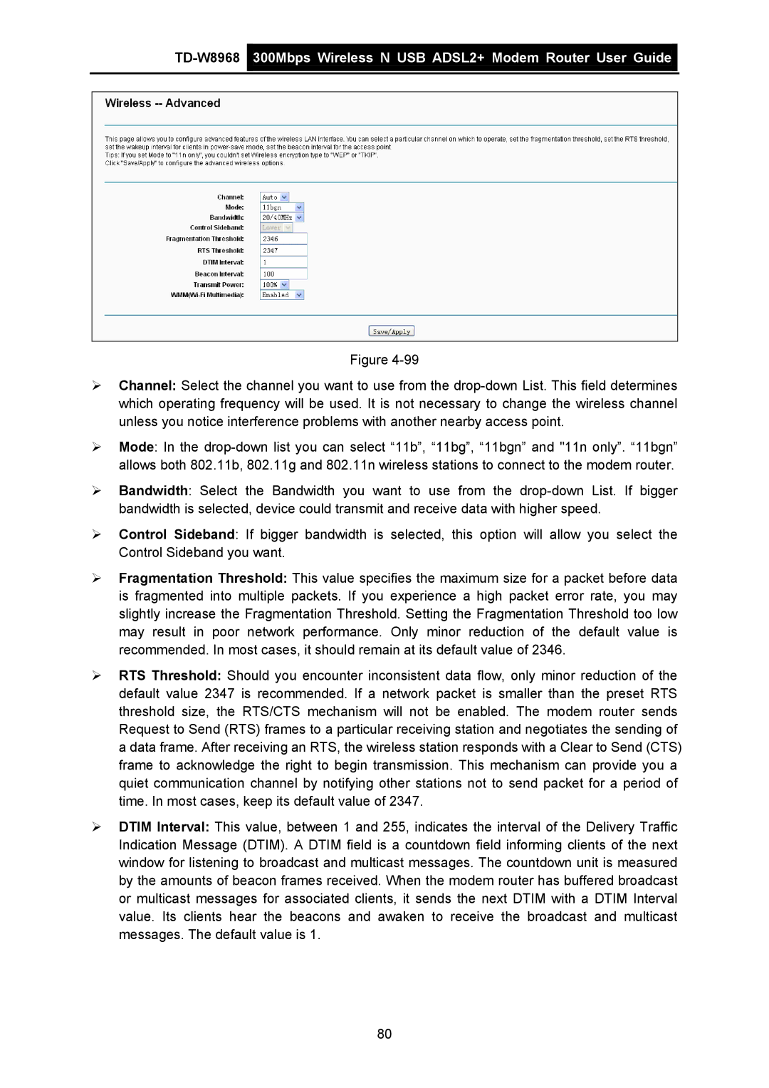 TP-Link TD-W8968 manual 