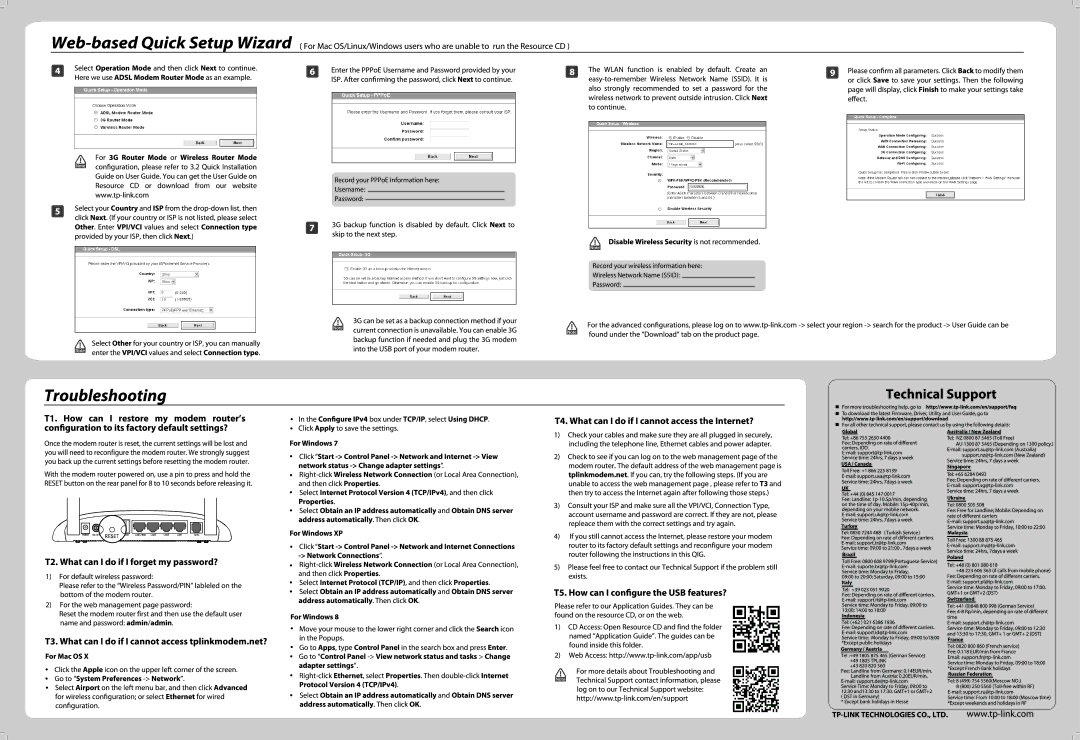 TP-Link TD-W8968 manual 