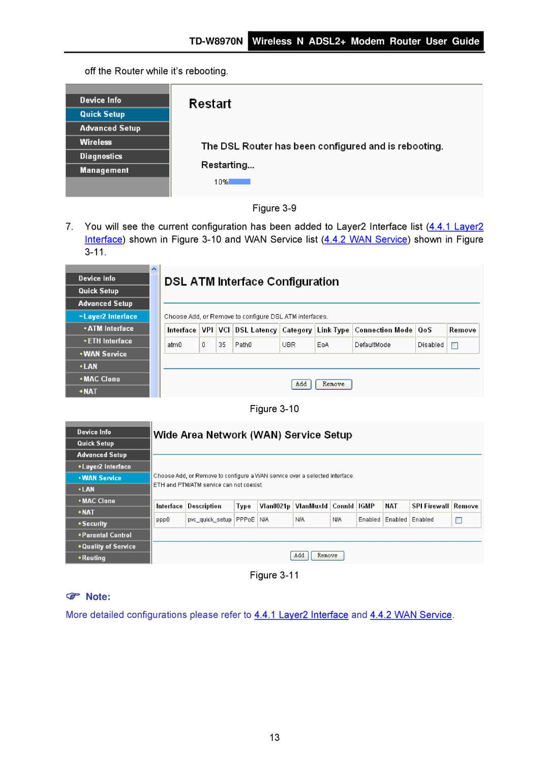 TP-Link manual TD-W8970N Wireless N ADSL2+ Modem Router User Guide 