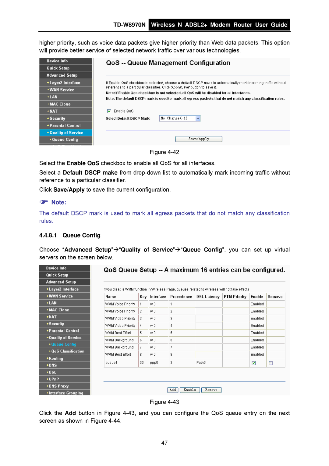 TP-Link manual TD-W8970N Wireless N ADSL2+ Modem Router User Guide 