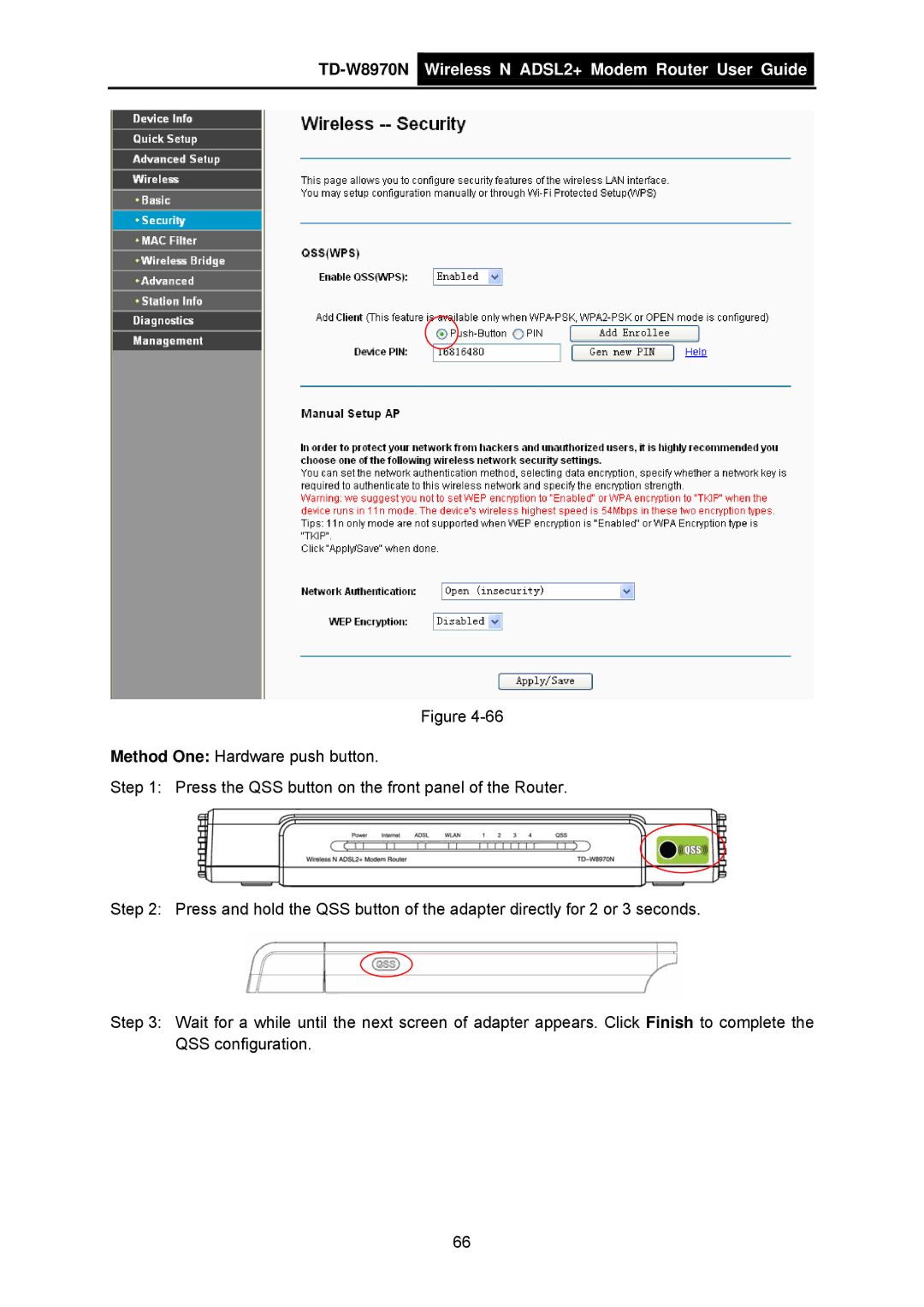 TP-Link manual TD-W8970N Wireless N ADSL2+ Modem Router User Guide 