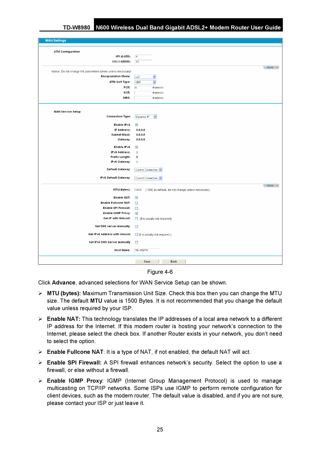 TP-Link TD-W8980 manual 