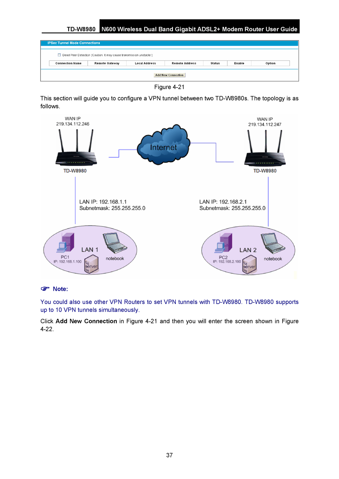 TP-Link TD-W8980 manual 