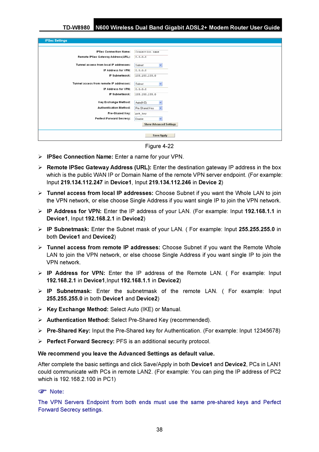 TP-Link TD-W8980 manual 