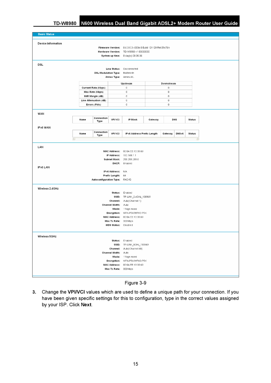 TP-Link TD-W8980 manual 