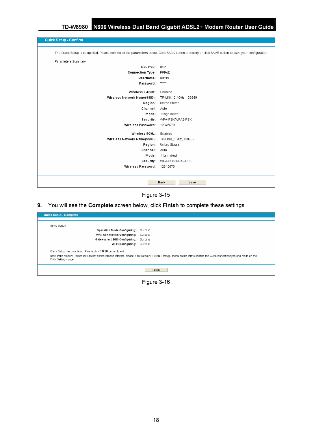 TP-Link TD-W8980 manual 