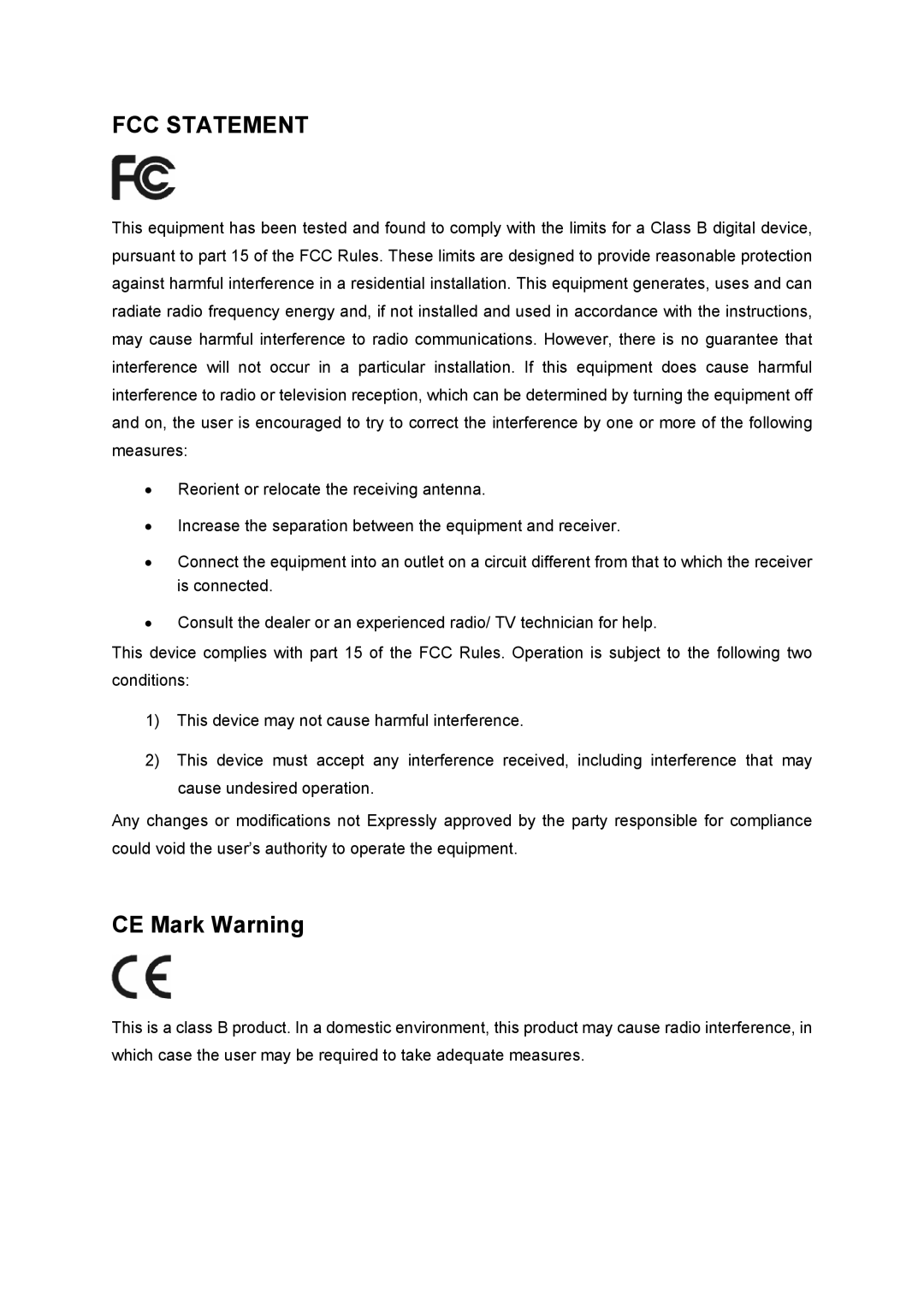 TP-Link TF-3200 manual FCC Statement 