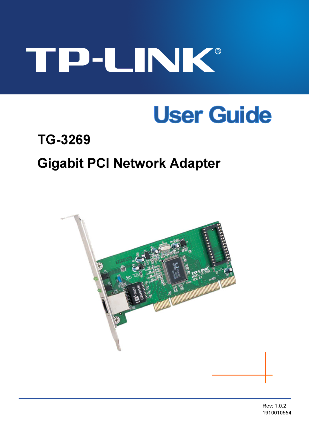 TP-Link manual TG-3269 Gigabit PCI Network Adapter 