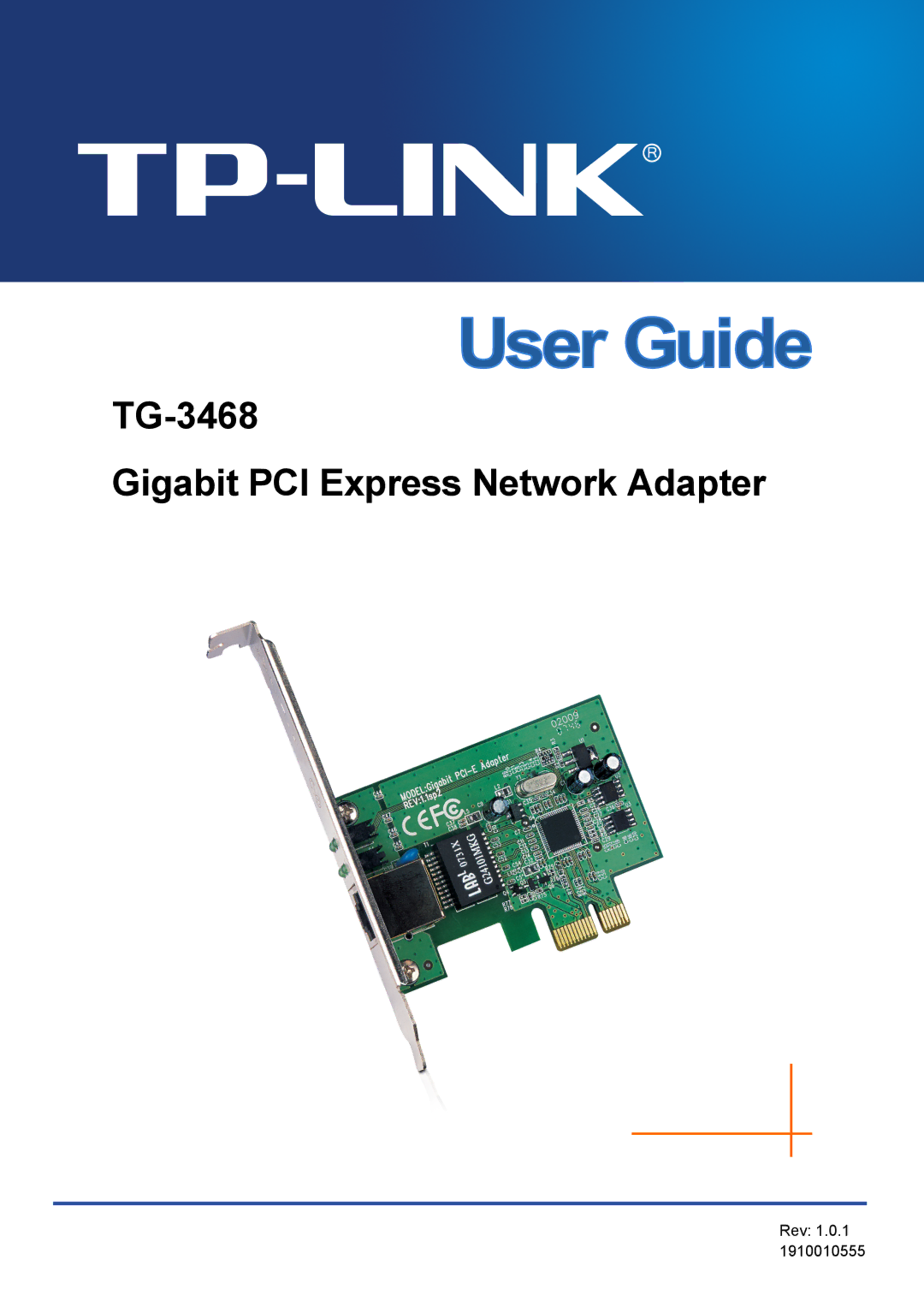 TP-Link manual TG-3468 Gigabit PCI Express Network Adapter 