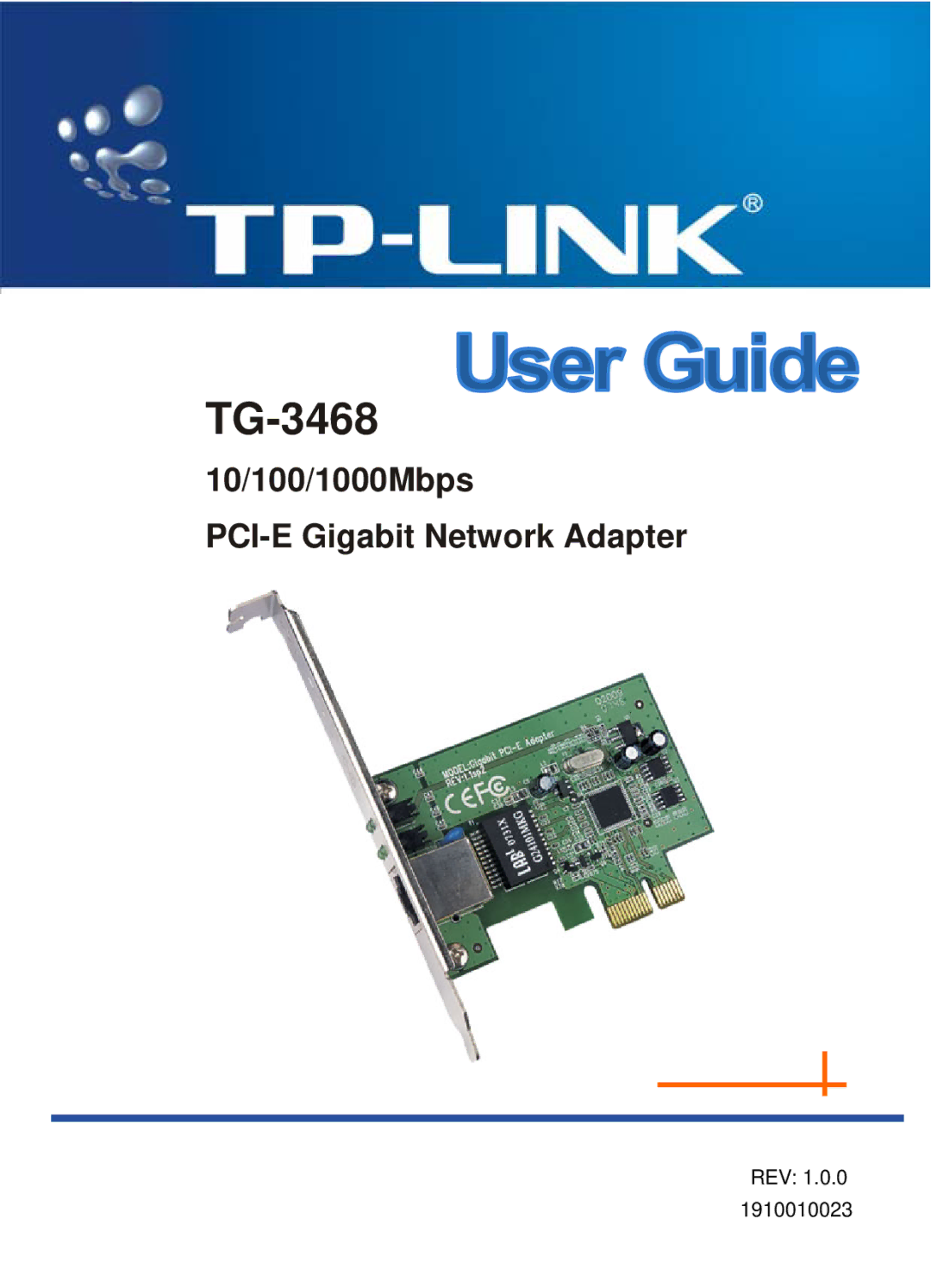 TP-Link TG-3468 manual 