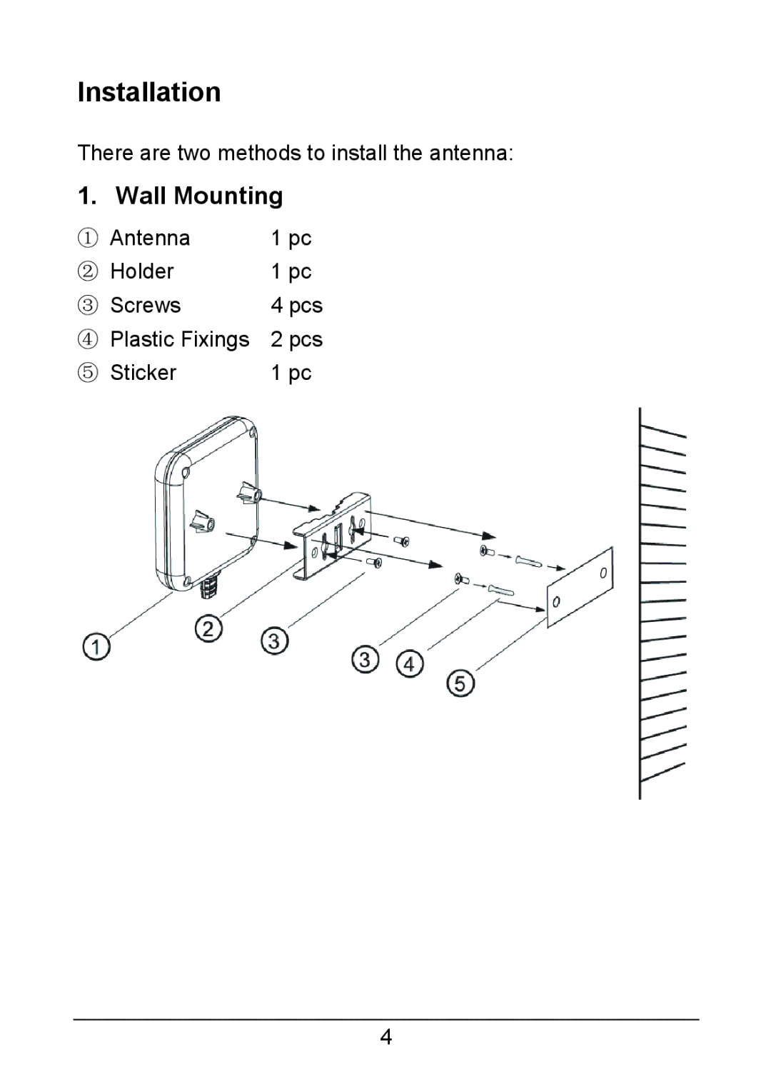 TP-Link TL-ANT2409A manual Installation 