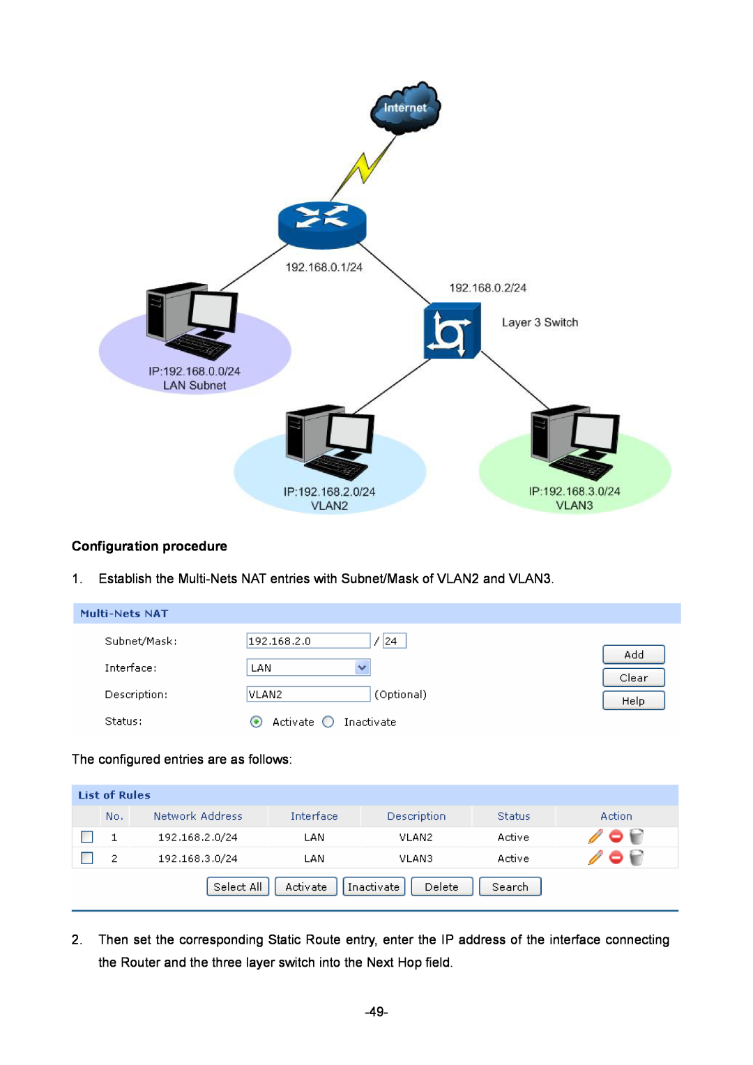 TP-Link TL-ER6020 manual Configuration procedure 