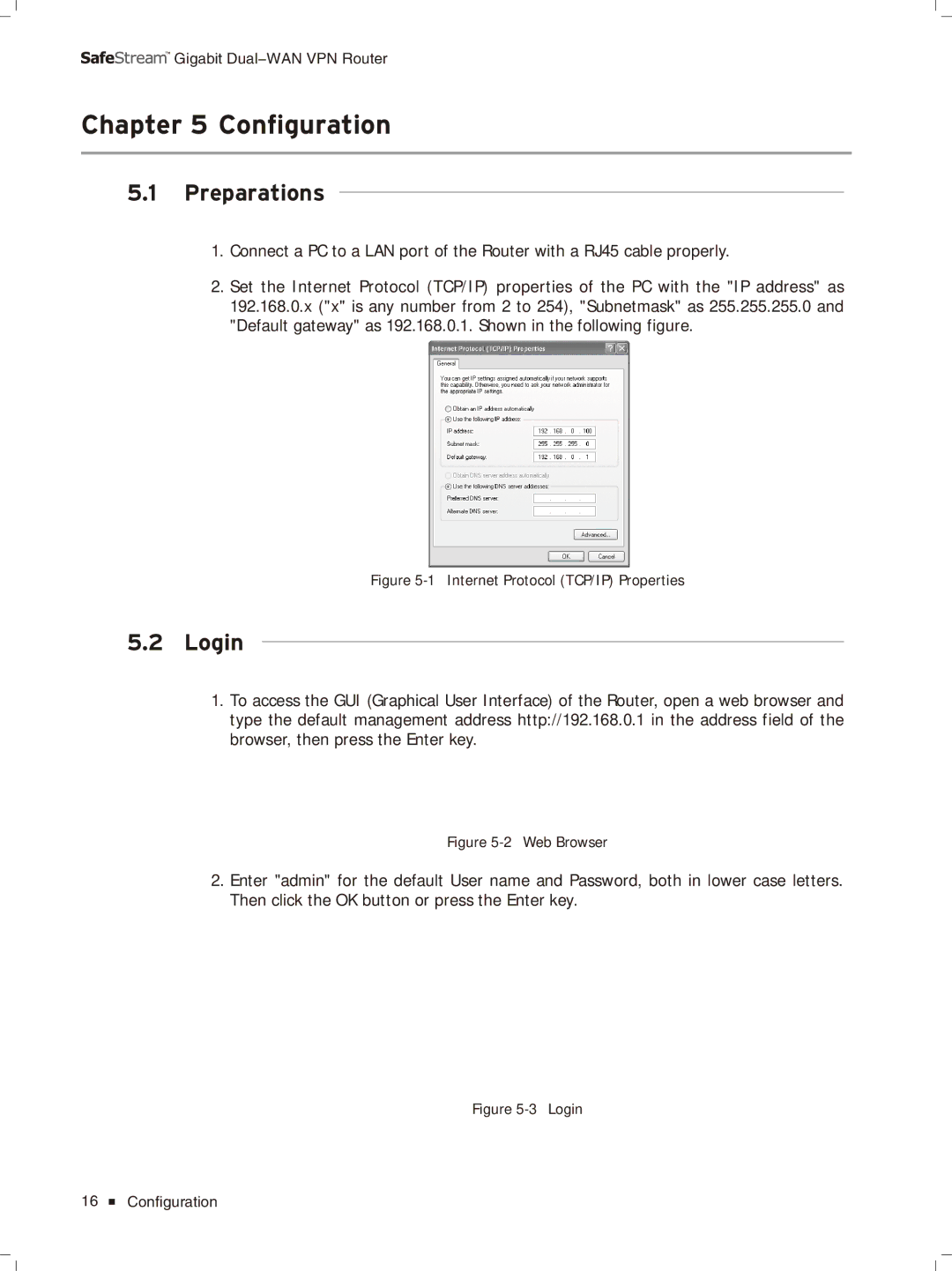 TP-Link TL-ER6020 manual CCCCCCCCCCConfiguration, Preparations, Login 