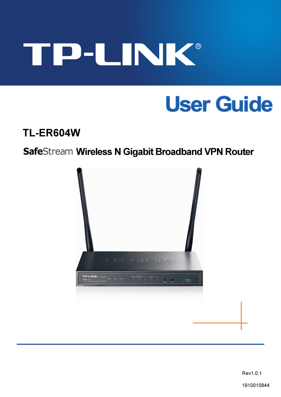 TP-Link TL-ER604W manual 