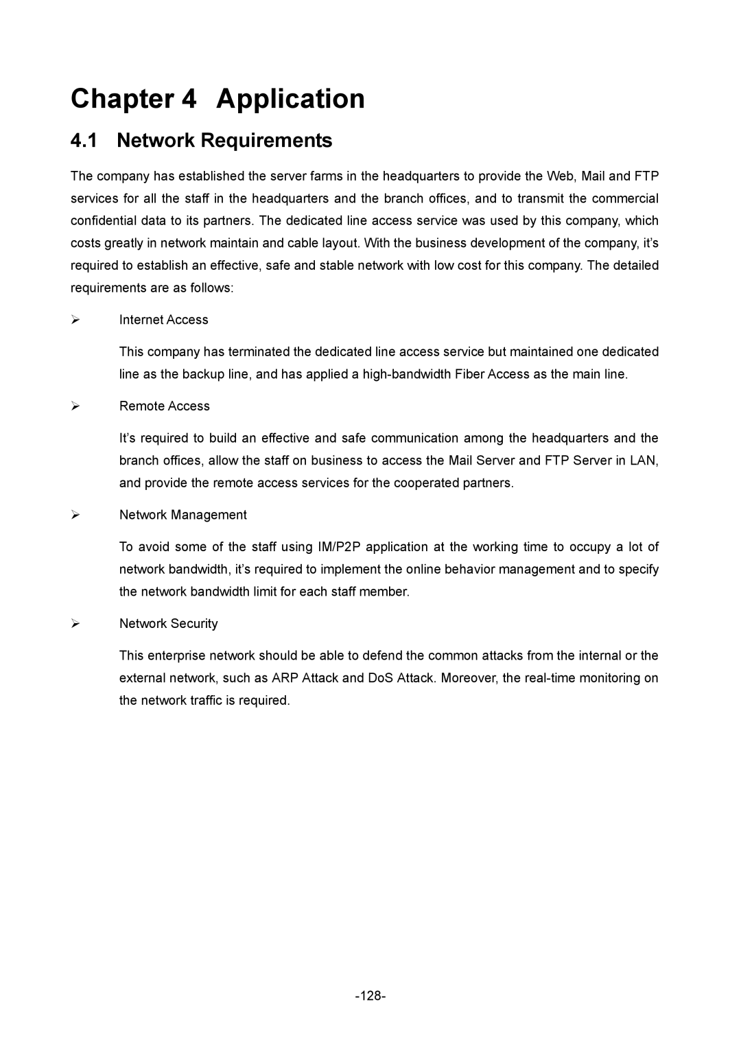 TP-Link TL-ER6120 manual Application, Network Requirements 