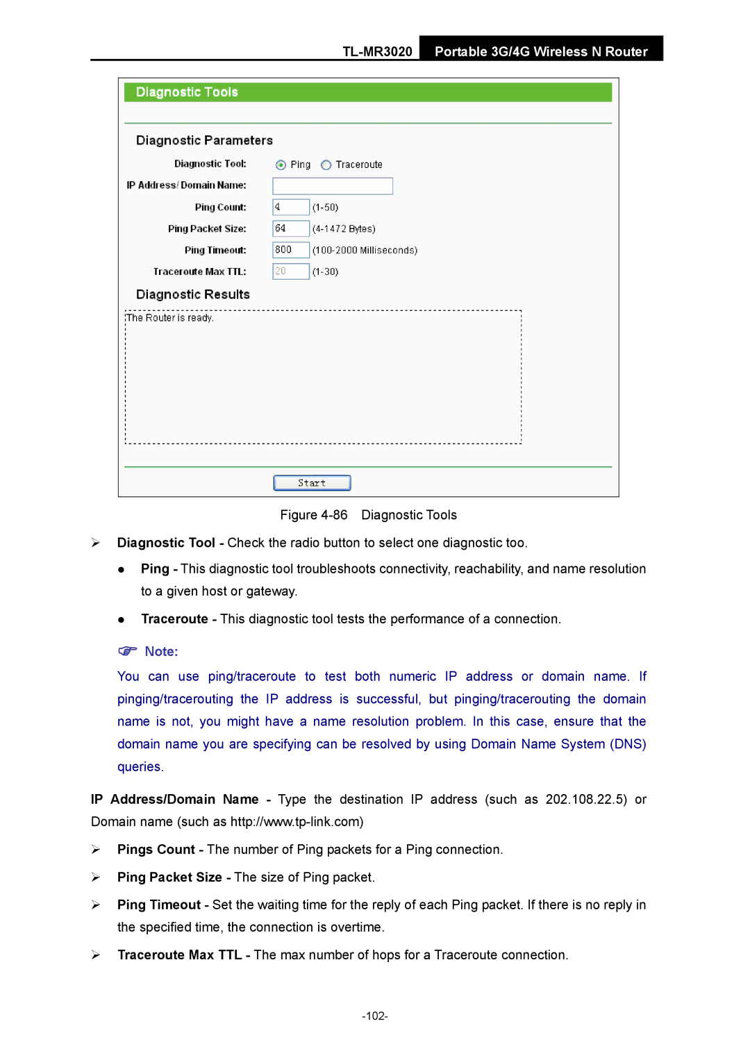 TP-Link TL-MR3020 manual 102 