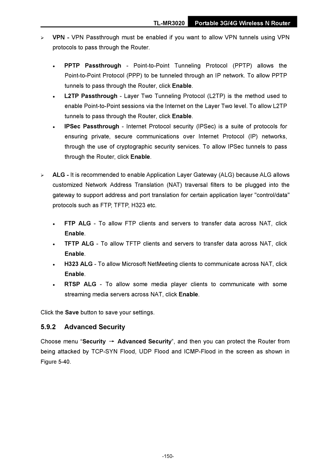 TP-Link TL-MR3020 manual 150 