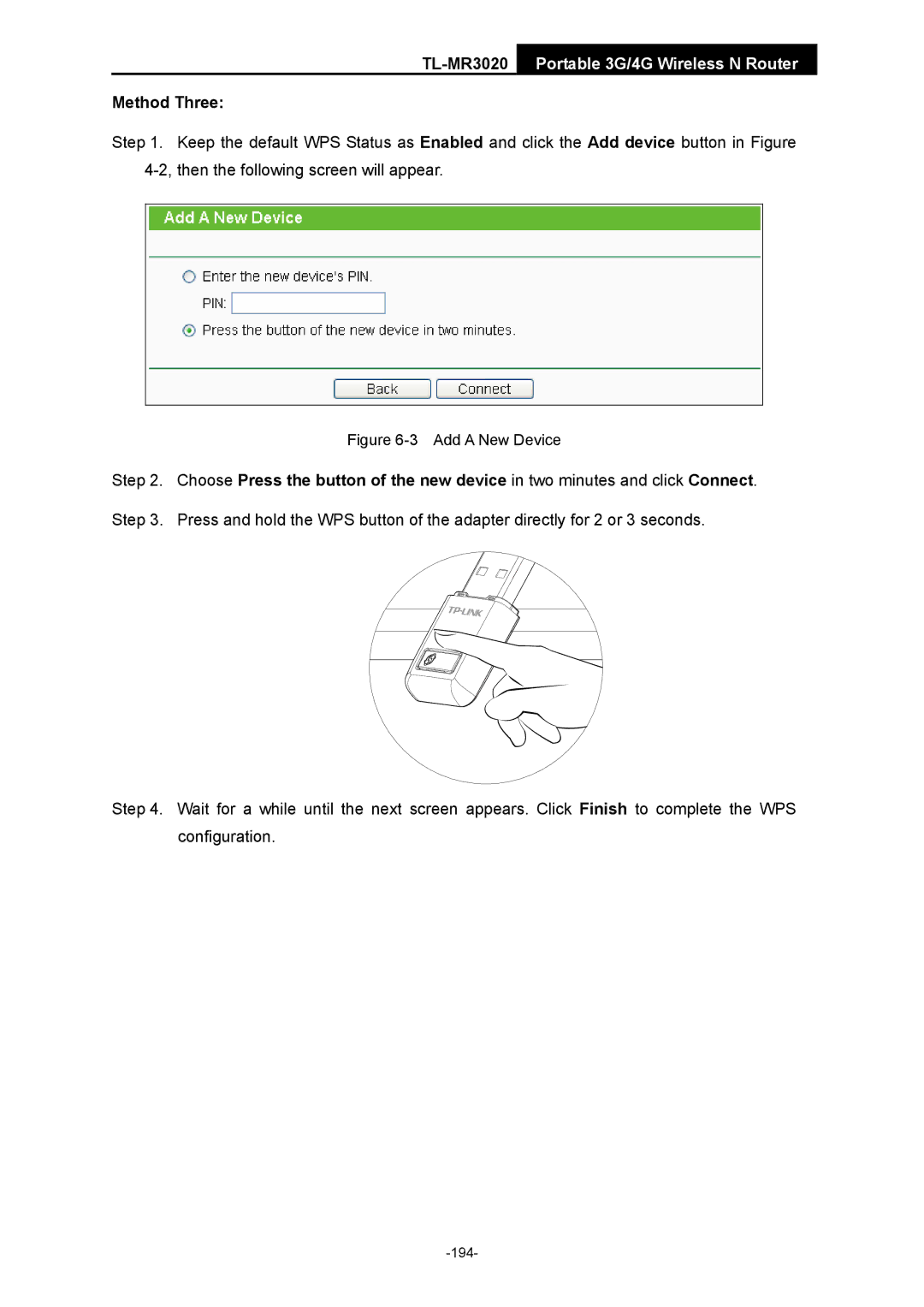 TP-Link TL-MR3020 manual 194 