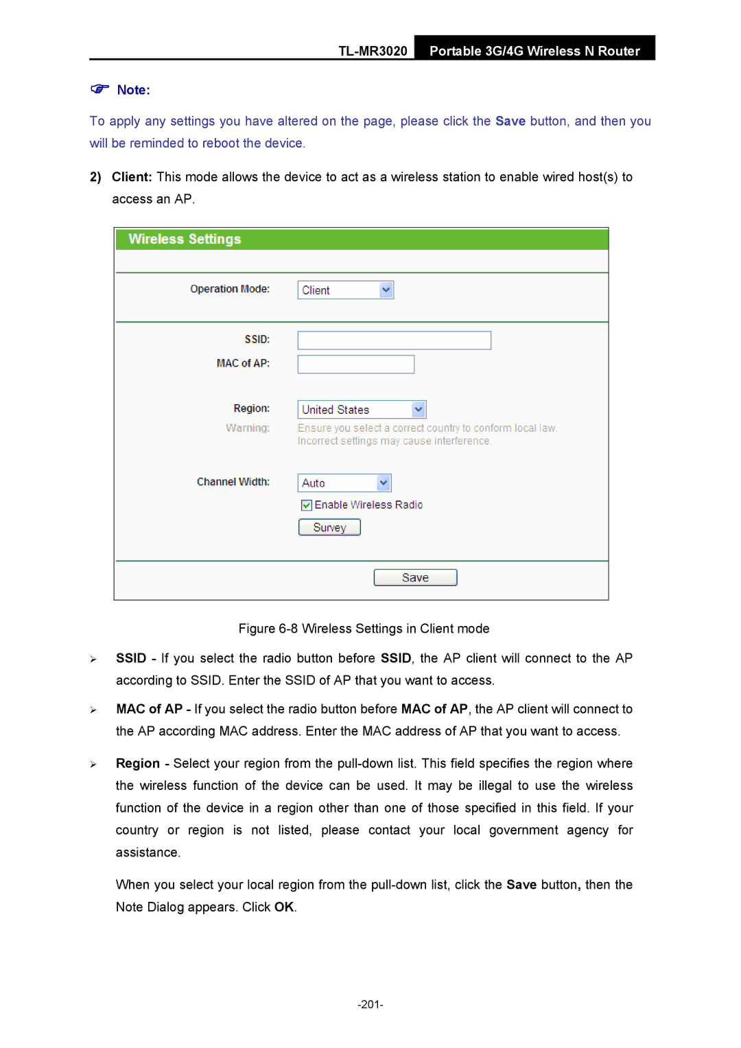 TP-Link TL-MR3020 manual 201 