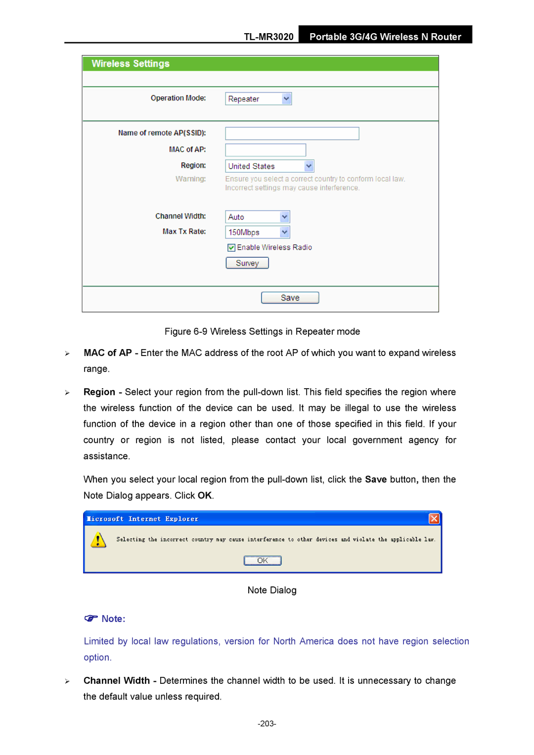 TP-Link TL-MR3020 manual 203 