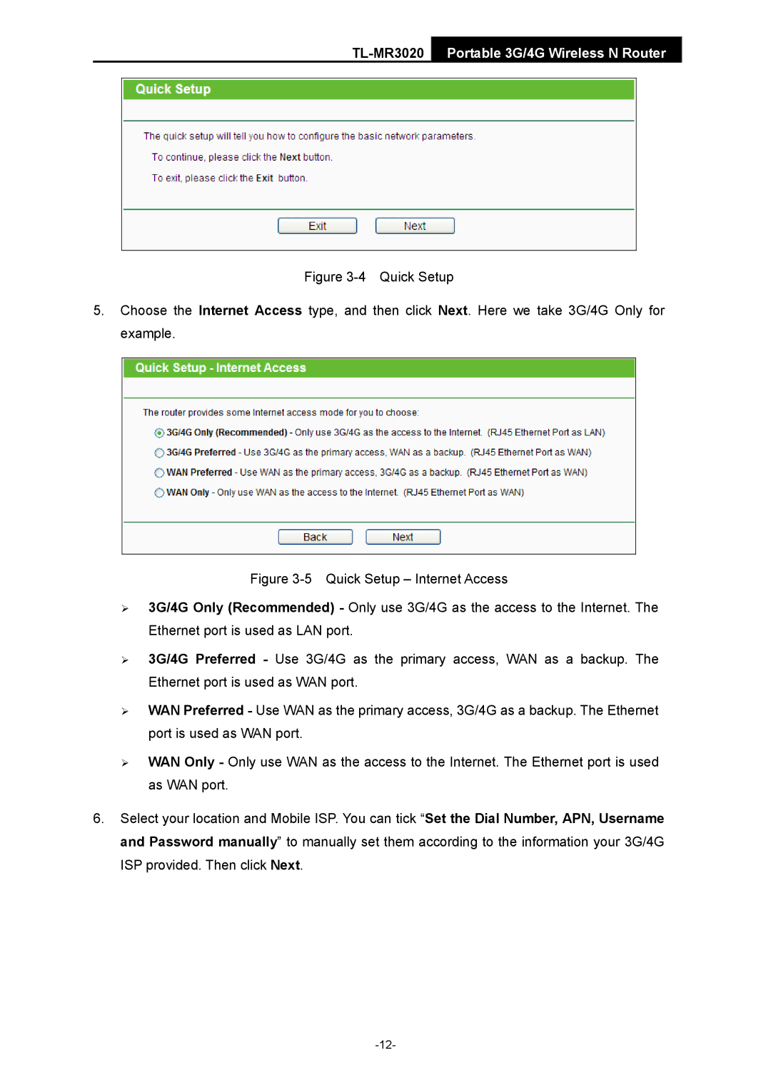 TP-Link manual TL-MR3020Portable 3G/4G Wireless N Router 