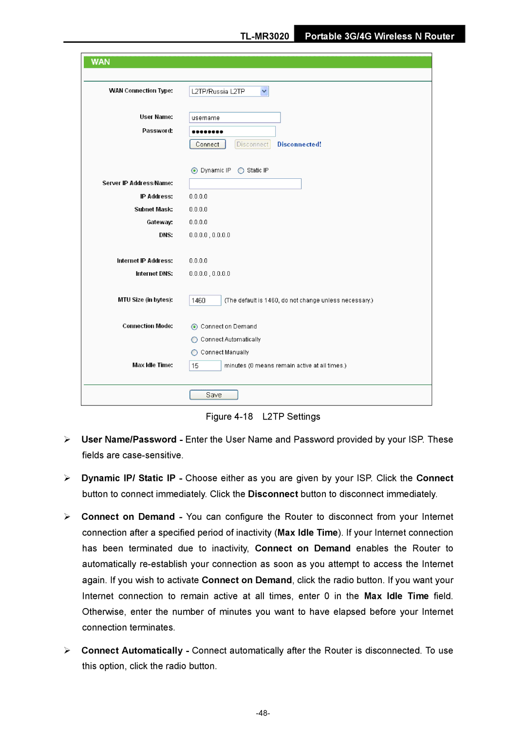 TP-Link manual TL-MR3020Portable 3G/4G Wireless N Router 