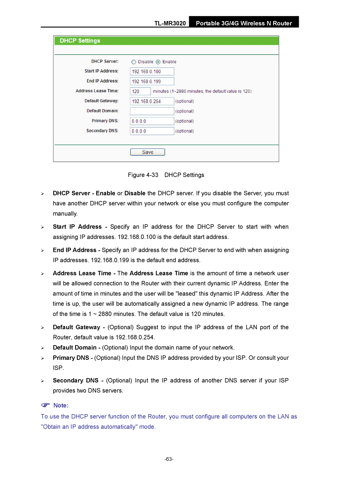 TP-Link manual TL-MR3020Portable 3G/4G Wireless N Router 