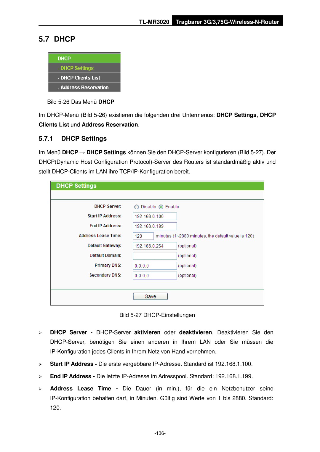 TP-Link TL-MR3020 manual 136 