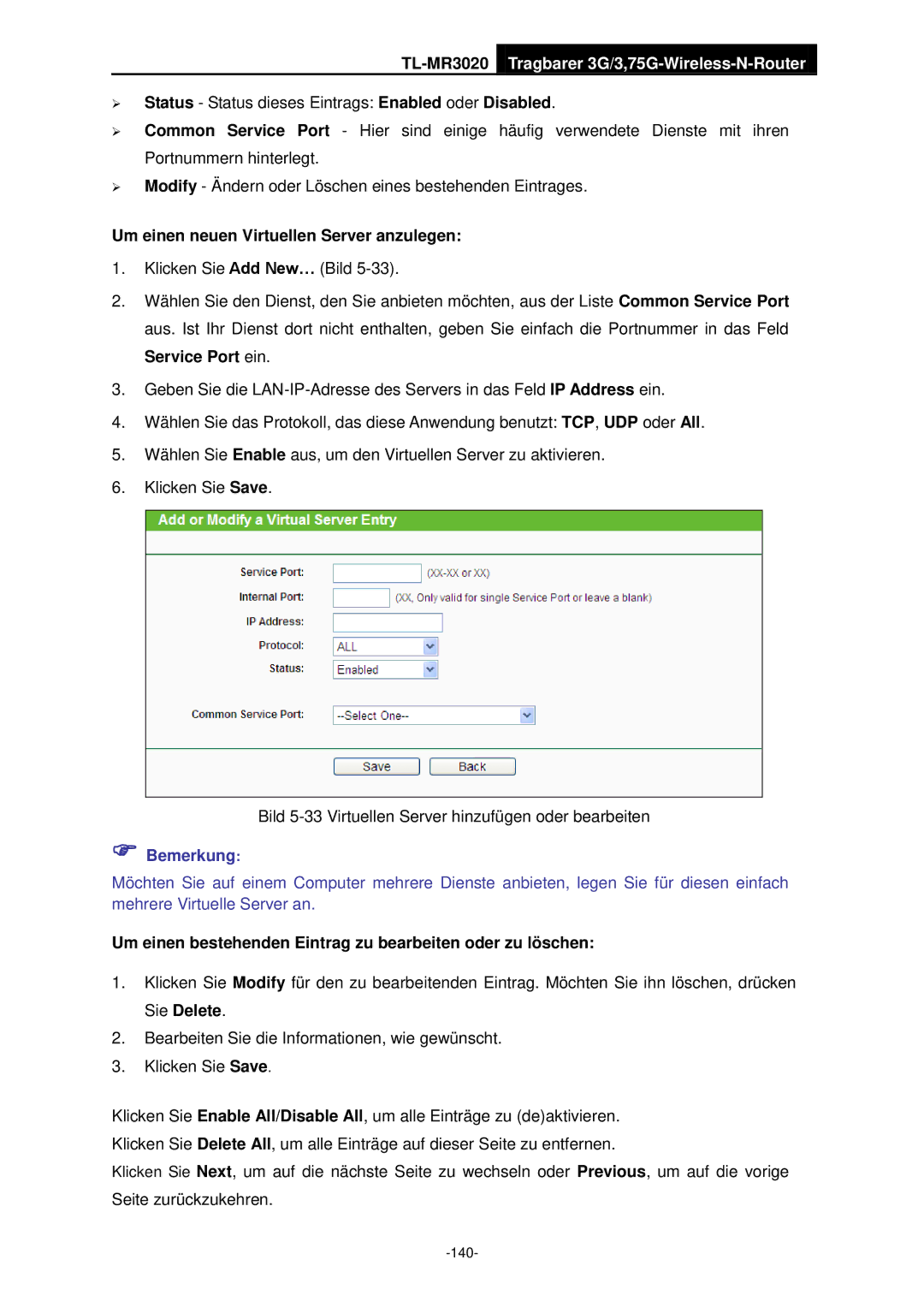 TP-Link TL-MR3020 manual 140 