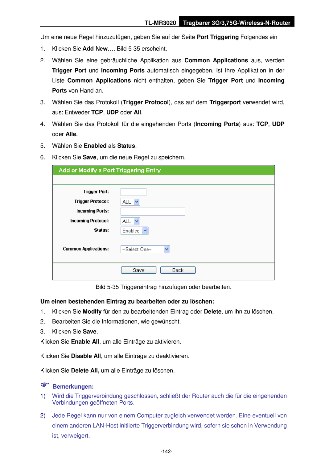 TP-Link TL-MR3020 manual 142 