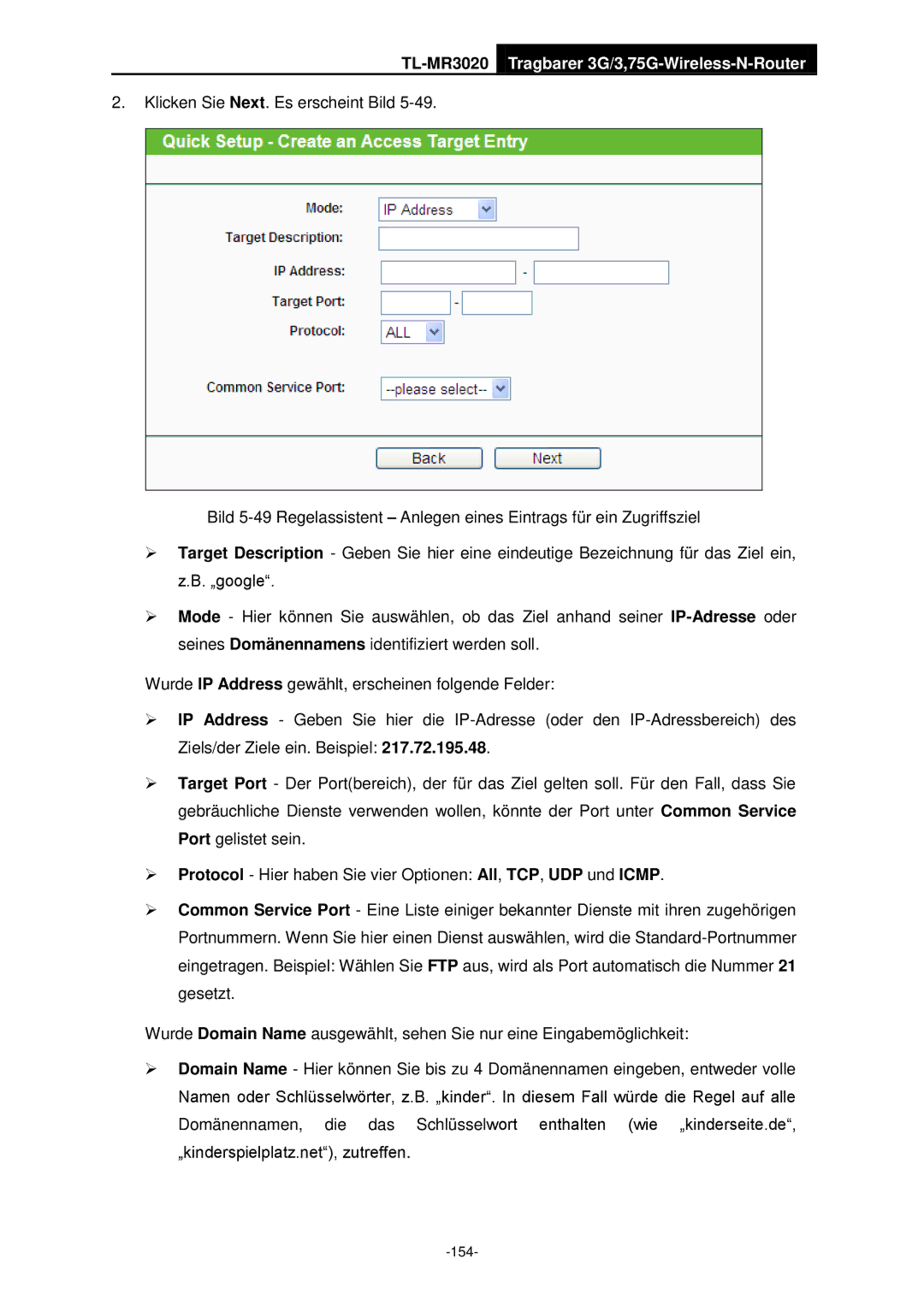 TP-Link TL-MR3020 manual 154 