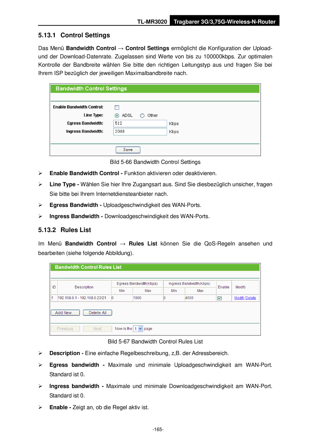 TP-Link TL-MR3020 manual 165 