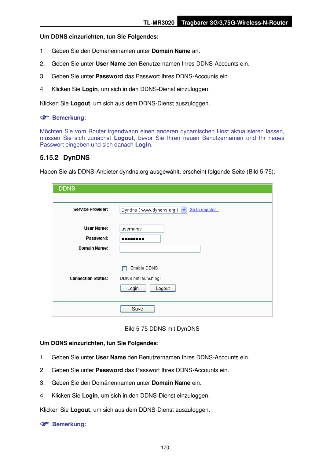 TP-Link TL-MR3020 manual 170 