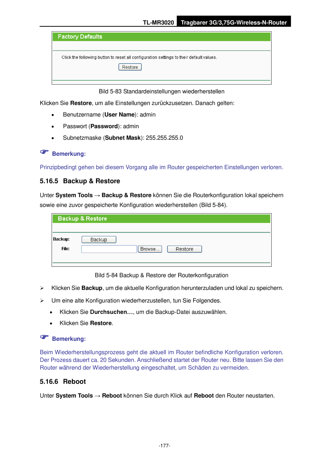 TP-Link TL-MR3020 manual 177 